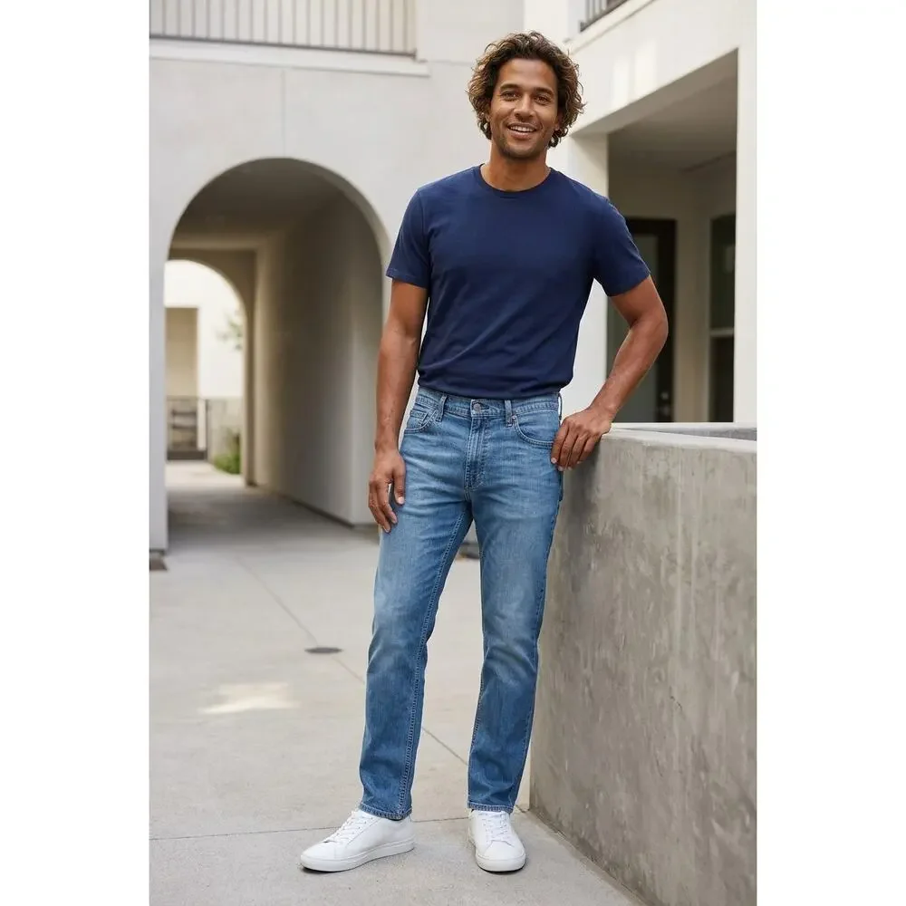 Levi's 541 Blue Tapered Stretch Jeans Men Size W38 L34
